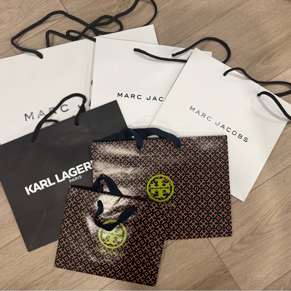 Karl Lagerfeld, Marc Jacobs and Tory Burch Shopping Bags